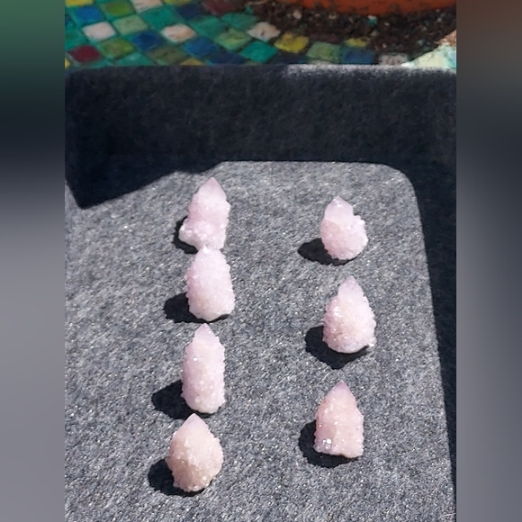 LOT! Spirit CrystalsyPineapple Quartz Crystals Purple Amethyst Quartz Crystals - Picture 15 of 16